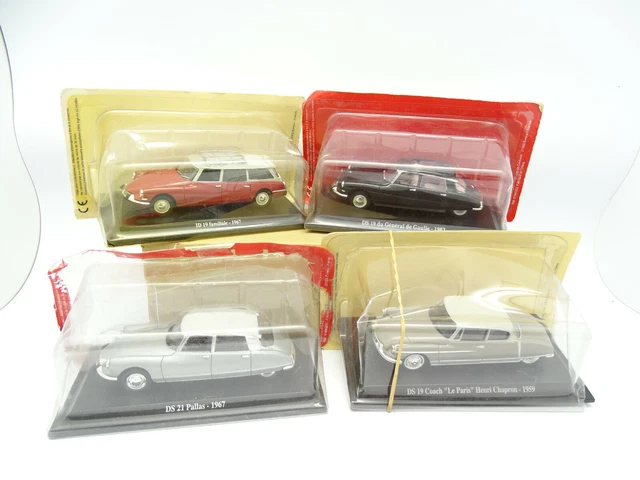 UH / Norev Presse 1/43 - Lot de 4 Citroen DS B