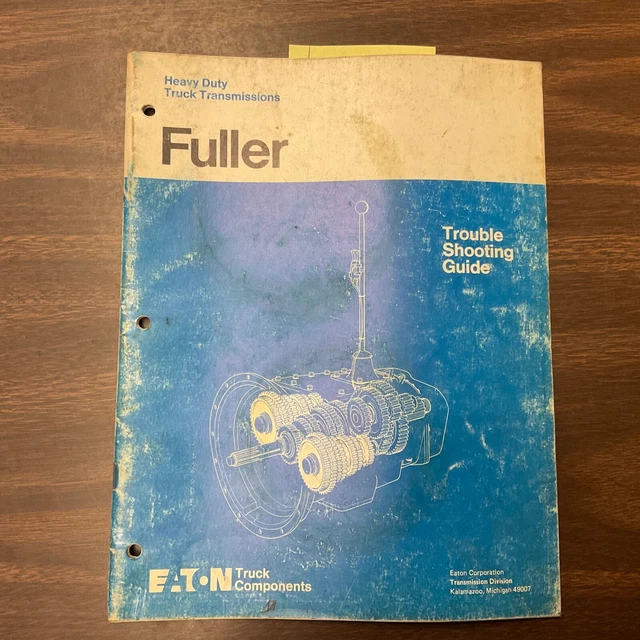 Eaton Fuller Transmission Troubleshooting Guide FOR SALE! PicClick UK