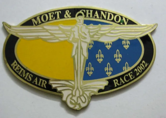 Badge Voiture - Moet & Chandon Reims Air Course 2002 Grill Emblème MG Jaguar