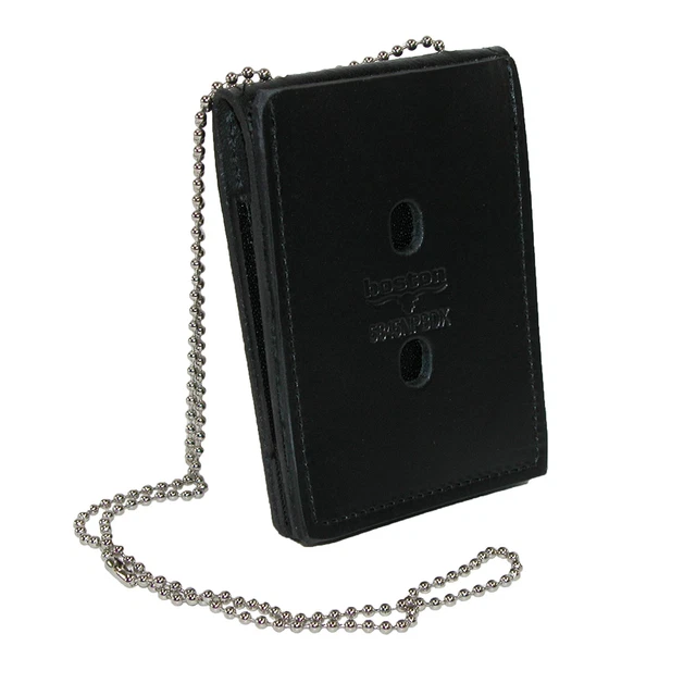 New Boston Leather Leather Deluxe ID and Badge Holder Wallet