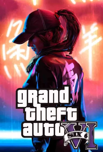 GTA6 Grand Theft Auto Six, A4 Poster Prints X 3
