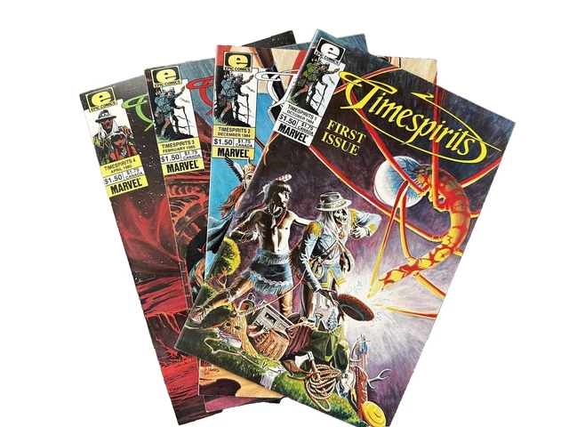 Timespirits #1 - 8  Complete Run Marvel 1984 Epic Comics