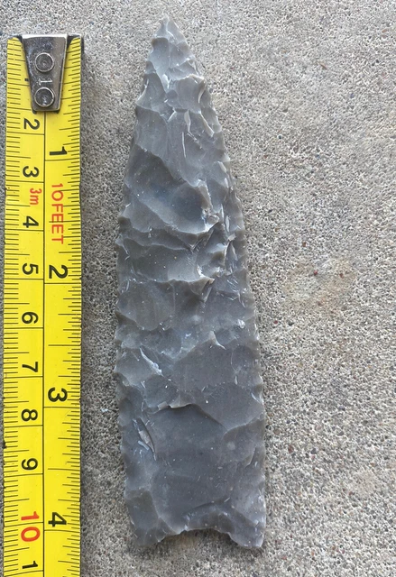 Clovis Arrowhead Spearhead  Flint Knapping
