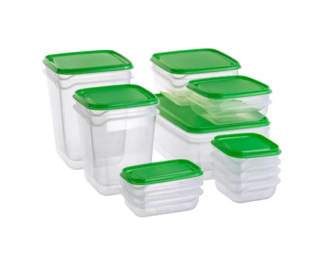 17 X CONTENITORI di plastica per organizzazione alimenti cucina, PRUTA Ikea  EUR 19,39 - PicClick IT