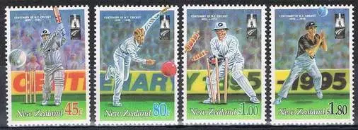 Nieuw-Zeeland postfris 1994 MNH 1393-1396 - Cricket