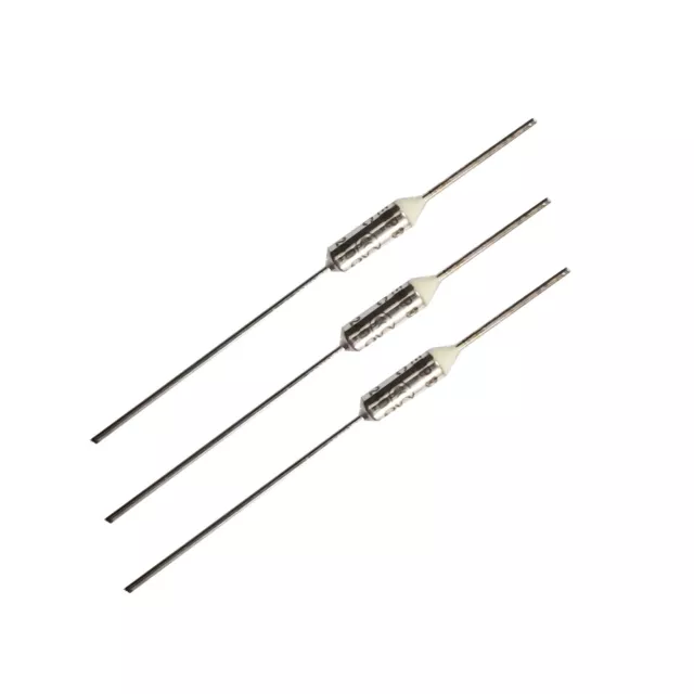 (QTY:3)  NEW MICROTEMP ® ZFGBJC G4A00 240C TF THERMAL CUTOFF FUSE - 3 Fuses Pack