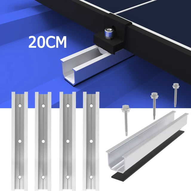 Support Rail Pour Panneau Solaire – Réglable, Pour Tuile Plate, Excellent état