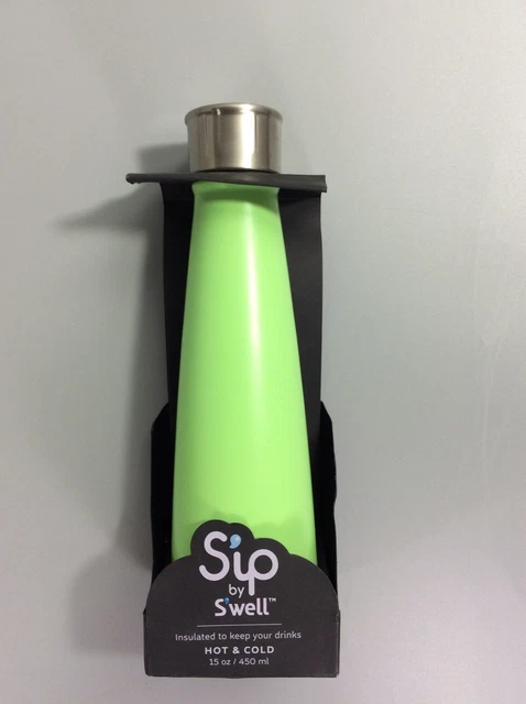 S'ip by S'well Water Bottle 15oz Stainless Steel - Spearmint Green