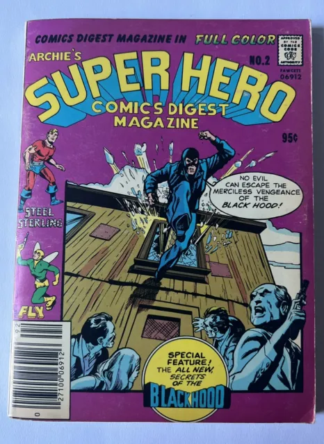 ARCHIE’S SUPER HERO COMIC DIGEST MAGAZINE #2 (1979) Red Circle; Kirby, Adams; VF