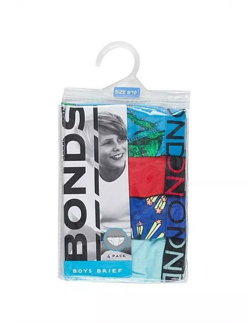 Bonds Girls Hot Wheels 4 Pack Briefs Underwear sizes 2 3 4 6 8 10 12 Multi