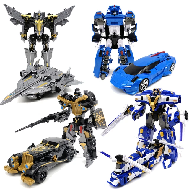 3 In 1 Tobot Galaxy Detectives 5 GIANT V Transform Combined Robot JUSTICES GOLDEN V Action Figure Vehicle Model Deformation Toys - Foto 6