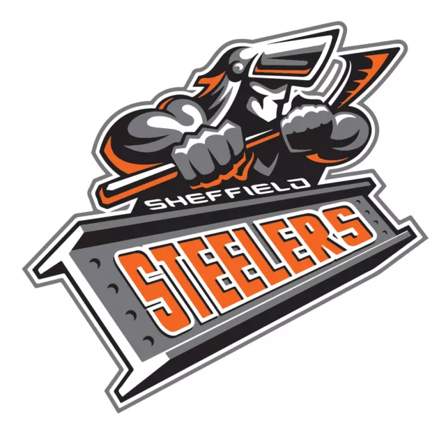 Sheffield Steelers Eishockey bedruckter Wandaufkleber 2