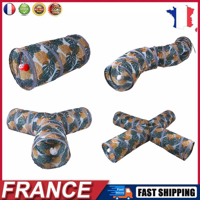 Pet Cat Tunnel Toys Foldable Kitten Training Interactive Fun Rabbit Play Tunnel