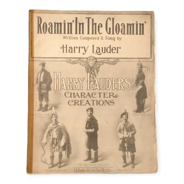 Roamin' In The Gloamin': Sheet Music for Piano by Harry Lauder. 1911, T.B. Harms