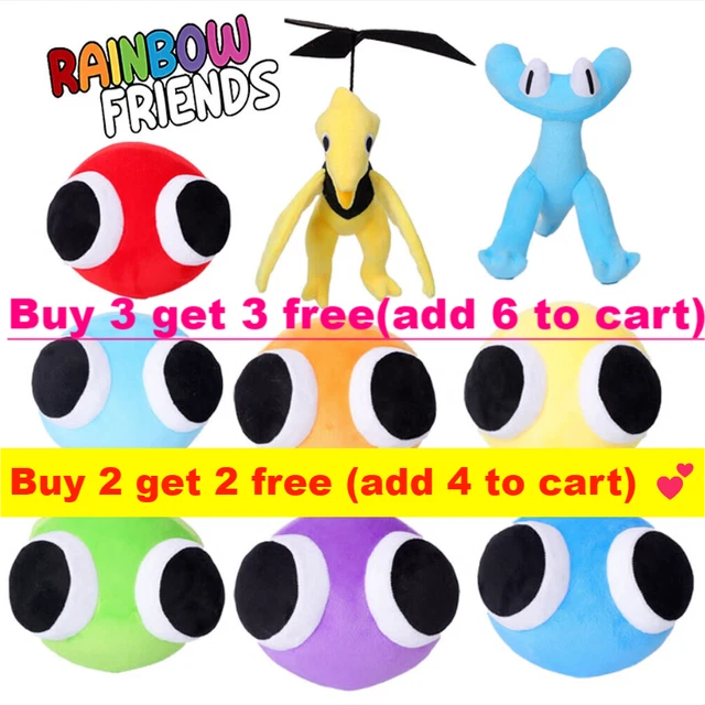 ROBLOX YELLOW RAINBOW Friends Chapter 2 Plush Toy Soft Stuff Doll Kid ...
