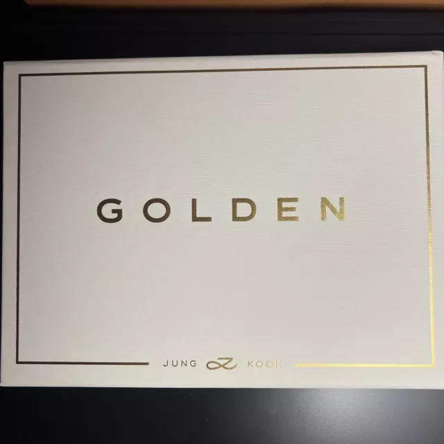 BTS JUNGKOOK [GOLDEN] Album CD+Photo  Book+4Card+Poster+2Sticker+GIFT+WEVERSE POB