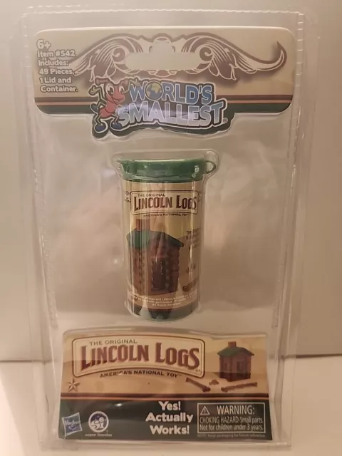 World's Smallest - The Original Lincoln Logs - America's National Toy