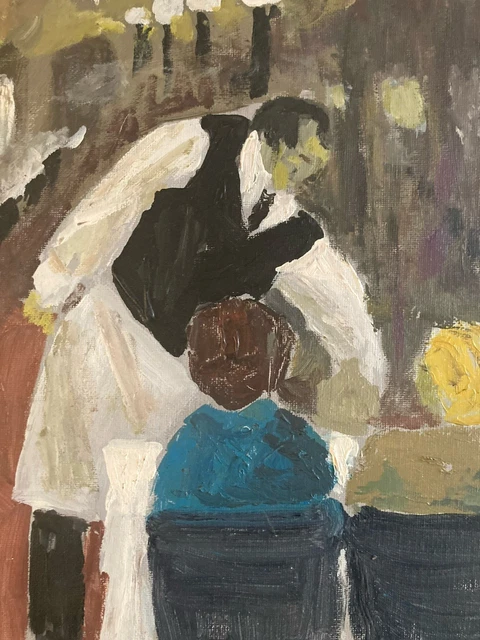 Peinture Sur Toile Art Brut Outsider 2009 - John Siune (œuvre Originale)