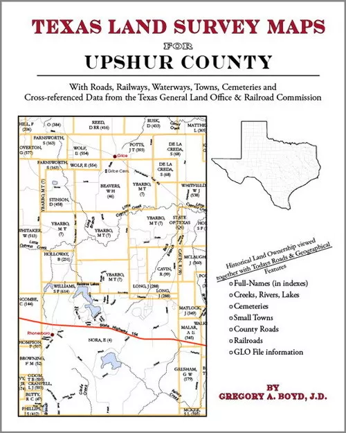 Upshur County Texas Land Survey Maps Genealogy History