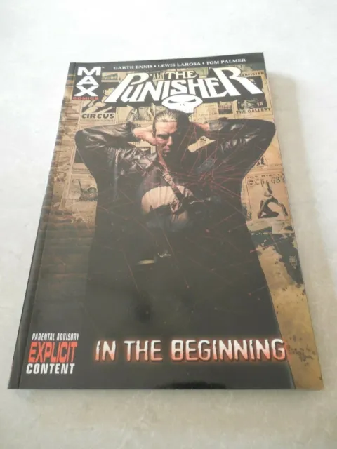 THE PUNISHER: IN THE BEGINNING VOL. 1 by GARTH ENNIS, MAX, TPB, 2ND, 2005, NM+!
