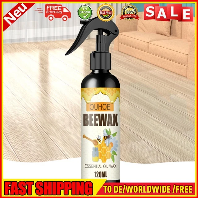 Pulitore legno cera d'api 120 ml spray impermeabile multiuso resistente all'usura