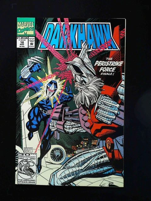 Darkhawk #18  Marvel Comics 1992 Vf/Nm