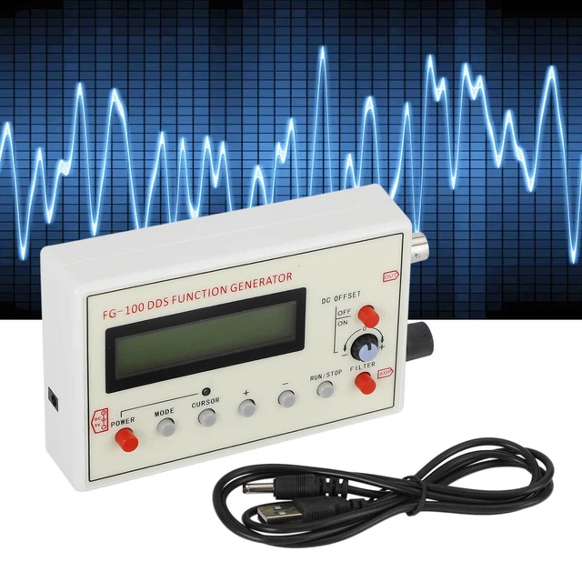 FG-100 DDS Function Signal Generator Source Module 1-500KHZ Frequency Counter S7