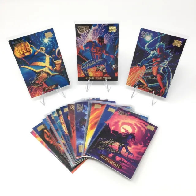 1994 Marvel Masterpieces Gold Foil Signature Series Singles - Complete Your Set!