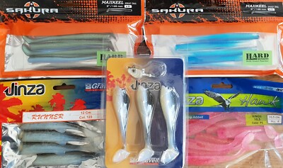 Grauvell Promo lot de leurres souples Grauvell Jinza 69 