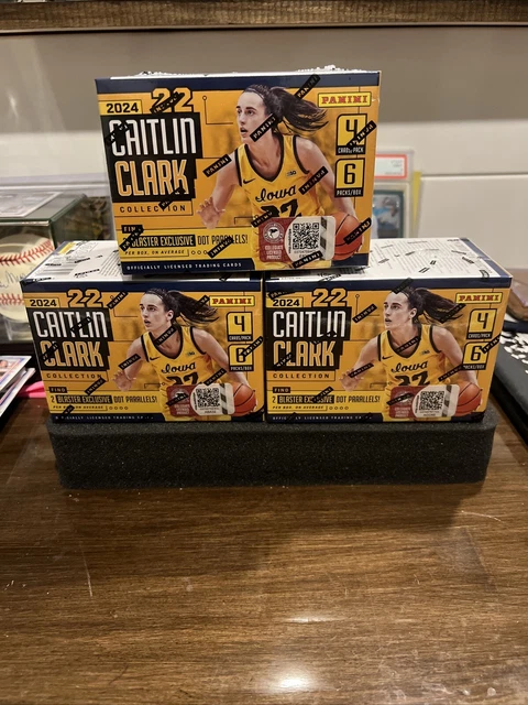 2024 Panini Caitlin Clark Collection Basketball Blaster Box – 24 Cards, Factory Sealed, Iowa Hawkeyes