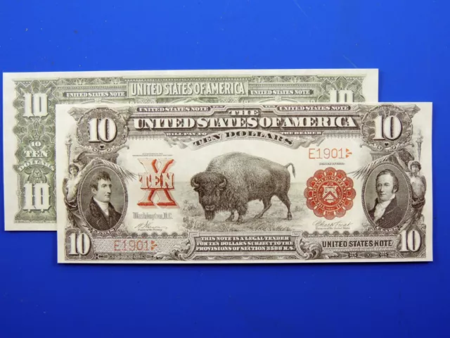 Reproduction $10 1901 LT US Paper Money Currency Copy
