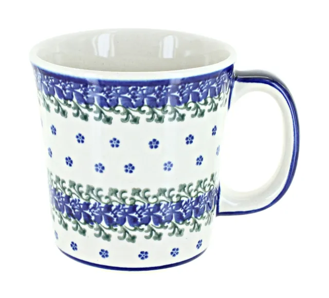 Blue Rose Polish Pottery Windsor Coffee Mug