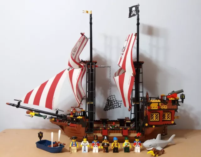Larry Belmont Pompeji Senator LEGO PIRATES BRICKBEARD'S Bounty 6243 100% complete with 8 minifigs and  SHARK $199.99 - PicClick