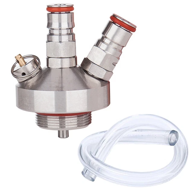 Rubinetto dispenser fusto birra contemporaneo con design filettato e sigillo ad anello O