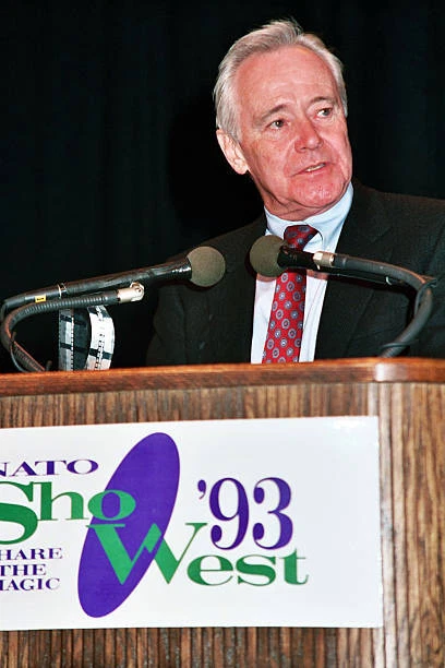 Jack Lemmon at ShoWest in Las Vegas, Nevada, USA 1993 Old Photo