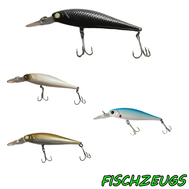 Wobbler Grumpy Flapper Crankbait Köder Forelle Zander Barsch Hecht Schwimmend 8g