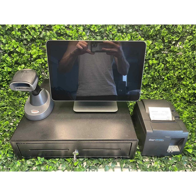 Square POS System - Terminal w/ Customer Display, Printer, Scanner, Cash Drawer