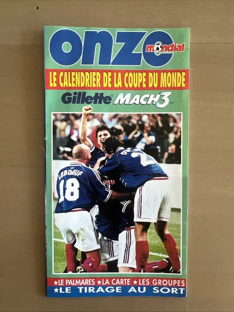 POSTER CALENDRIER COUPE DU MONDE / FRANCE 98 / Onze Mondial EUR 5,00 - FR
