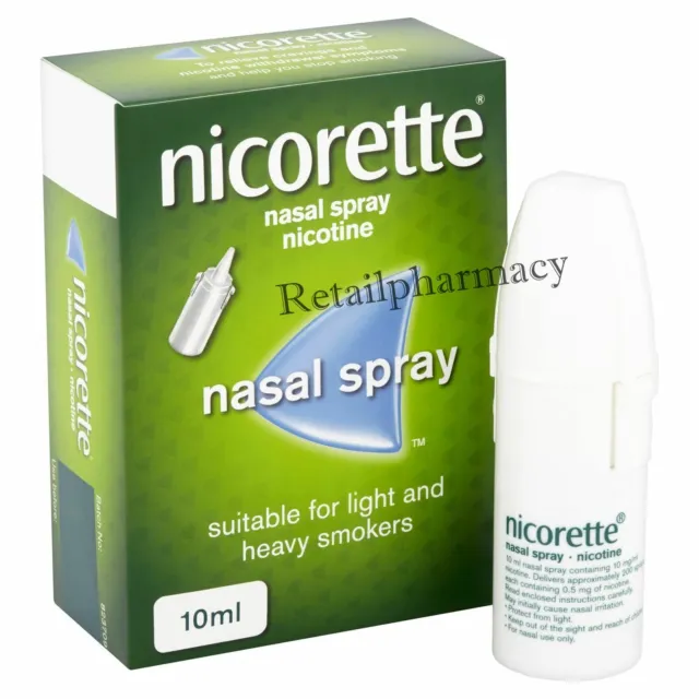 Nicorette Nasali Spray 10ml Confezioni Disponibile 1 2 3 6 12 18 24 32 Scadenza