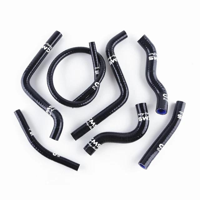 CMS Black Silicone Radiator Hose for Honda CR125R CR125 2000 2001 2002 2003 2004
