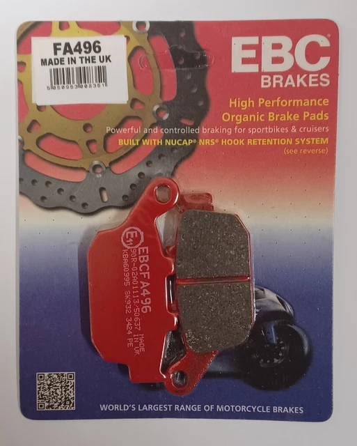 Organic Brake Pads EBC Organic Rear Disc Brake Pads For Suzuki