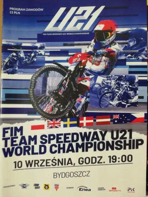 2021 FIM Team Speedway U21 World Championship Final programme Bydgoszcz