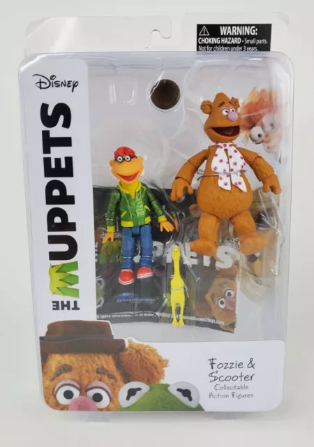 Diamond Select Toys Disney The Muppets Action Figures Fozzie & Scooter