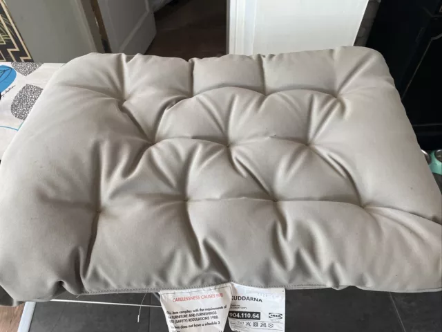 KUDDARNA Seat/back pad, outdoor, gray, 45 5/8x17 3/4 - IKEA