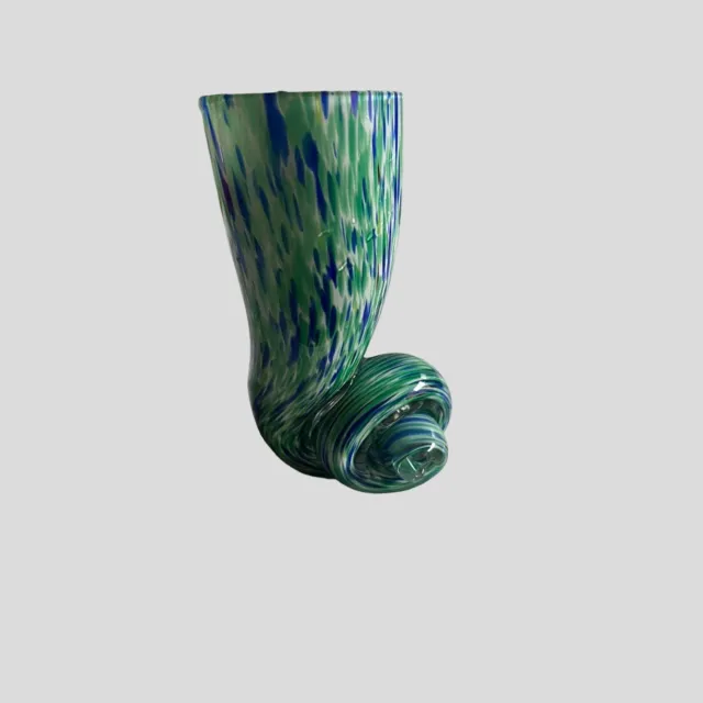 Wedgwood Speckled Blue Green White Vase A Stennnet Wilson Bud Vase 70s Used Vtg