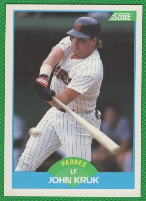 John Kruk - 1989 Score #148 - San Diego Padres Baseball Card