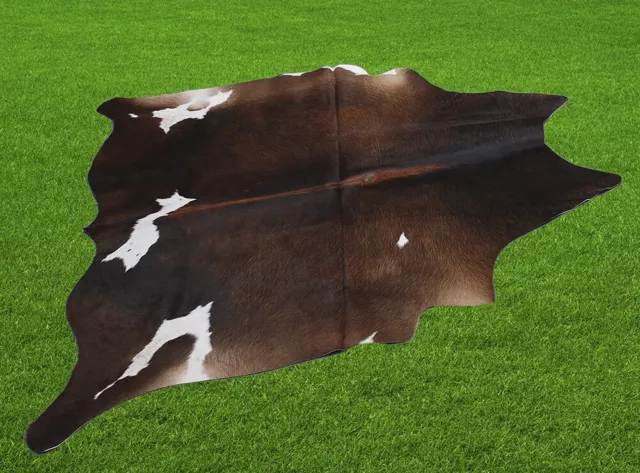 New Cowhide Rugs Area Cow Skin Leather 22.96 sq.feet (58"x57") Cow hide U-4879