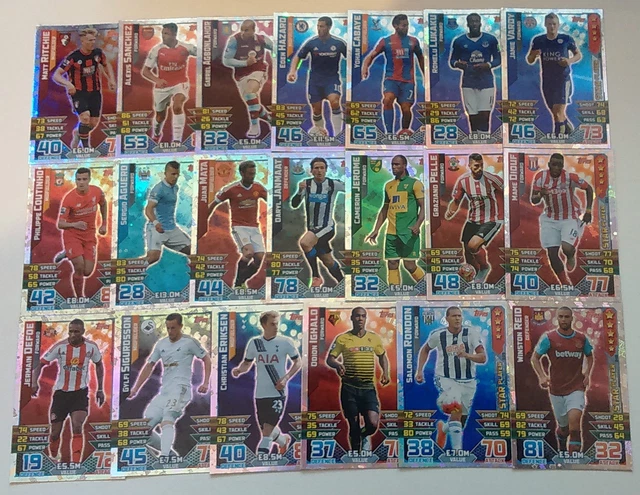 Match Attax Star Spieler Wählen Sie Ihre Fußballkarte.