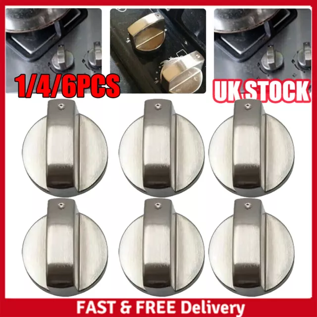 Alloy Home Kitchen Gas Stove Knobs Cooker Metal Switch Control GF