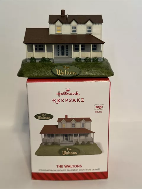 Hallmark Keepsake Ornament The Waltons TV Show House Home 2014 Magic Sound